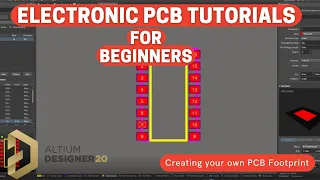 Altium Designer 20 Tutorials - How to create a PCB Footprint