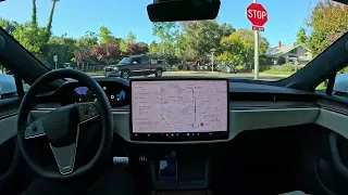 Tesla FSD 12.3.4 Tackles Los Angeles at Rush Hour