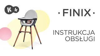 Krzesełko do karmienia 2 w 1 FINIX Kinderkraft | Instrukcja obsługi