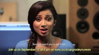 Shreya Ghoshal and Kailash Kher invite you to Sony Project Resound Web Concert