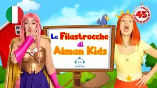 LE FILASTROCCHE DI ALMANKIDS 🎶 45 minuti di divertimento!