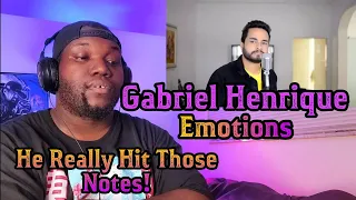 Gabriel Henrique | Emotions ( Mariah Carey Cover | Reaction