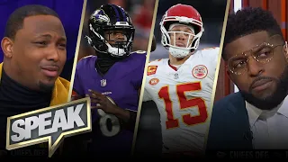 Chiefs beat Ravens, more impressed with Mahomes or disappointed in Lamar? | NFL | SPEAK