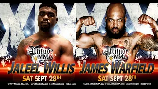 Jaleel Willis vs James Warfield, September 28th, 2019