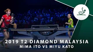 Mima Ito vs Miyu Kato | 2019 T2 Diamond Malaysia (R16)