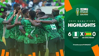 Nigeria 🆚 São Tomé and Príncipe  | Highlights - #TotalEnergiesAFCONQ2023 - MD6 Group A