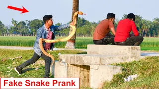 King Cobra Snake Prank 🐍 (Part 11) | Fake Snake Prank Video | 4 Minute Fun