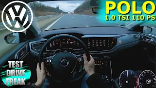 2021 Volkswagen Polo 1.0 TSI R-Line 110 PS TOP SPEED AUTOBAHN DRIVE POV