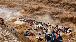 Critical Changes! The deserts of Saudi Arabia are covered with rivers! Flooding in Taif