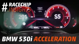 BMW 530i 2018 Acceleration RaceChip vs Stock (Autobahn & Dyno)