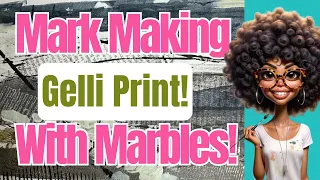 How To Make Marks With Marbles For Fun Creative Art!