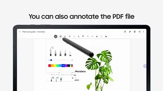 Galaxy Tab S7 | S7+: Managing folders & importing PDF on Samsung Notes | Samsung New Zealand