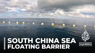 Philippines condemns ‘floating barrier’ in South China Sea