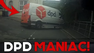 UNBELIEVABLE UK DPD DRIVERS DASH CAMERAS | DPD Drives Into Oncoming Traffic, Smash Bollard! #2