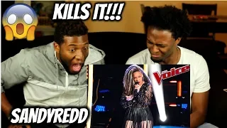 SandyRedd Gets Four Turns with Bishop Briggs' "River" - The Voice 2018 Blind Auditions (REACTION}