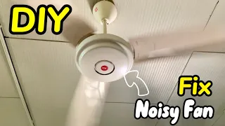 How to Fix a Noisy Ceiling Fan Easily Just Below than 2 Minutes | DIY Repair a Ceiling Fan Noise
