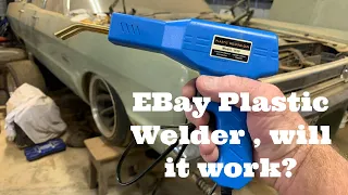 $26 eBay Plastic Welder , how to weld plastic and how well will it work ??