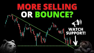 MORE SELLING or BOUNCE? (SPY, QQQ, DIA, IWM, ARKK, BTC)