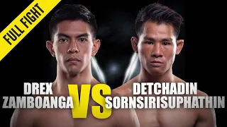 Drex Zamboanga vs. Detchadin | ONE Championship Full Fight