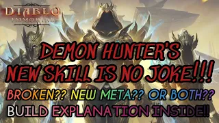 DIABLO IMMORTAL ⭐️ DH'S NEW SKILL IS BROKEN‼️FULL ASPD ALL THE TIME‼️#demonhunter #diabloimmortal