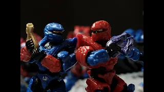 Red Vs Blue No Man's Land (Halo Stop Motion)