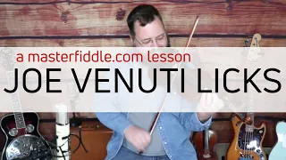 Joe Venuti Licks - Jazz Violin Lesson