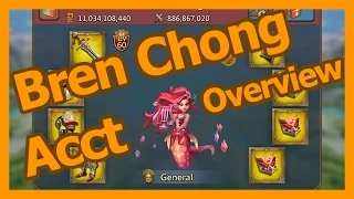 Account Overview - Bren Chong - Lords Mobile