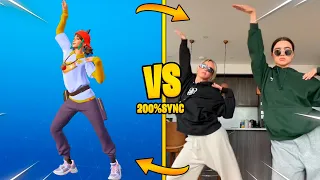 NEW FORTNITE DANCES in REAL LIFE 300% SYNCED! (Moonlit Mystery, Back On 74, Classy...)