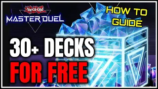 How I made OVER 30+ Master Duel Decks FOR FREE *Master Duel Guide* [Yu-Gi-Oh! Master Duel]
