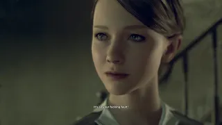 Detroit Become Human - Kara Fights Todd - Try Save Alice Scene - Tragic Ending