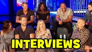 SUICIDE SQUAD Cast Interviews - Margot Robbie, Cara Delevingne, Jared Leto, Will Smith