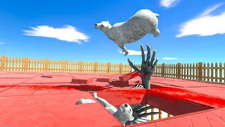 Unit is Fighting Itself in Arena of Damn Hands - Animal Revolt Battle Simulator