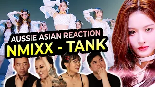 Australian Asians watch [BE ORIGINAL] NMIXX(엔믹스) '占 (TANK)' | Reaction & Review | STUDIO CHOOM 스튜디오춤