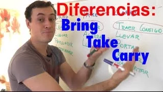 *Diferencias* entre Bring, Take, y Carry