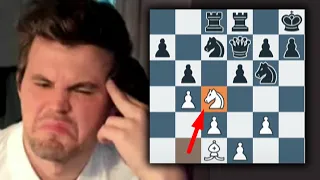 Magnus Carlsen BLUNDERS Nxd5 Against Ding Liren and It is LOST NOW!