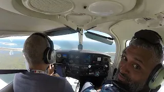 Roberto's first flight