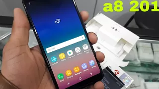 Samsung Galaxy A8 2018 Black Unboxing & Review