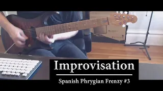 Spanish Phrygian Frenzy #3, completely improvised, AX8, JP157