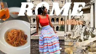 VLOG | Rome in 48hrs, Trevi Fountain, The Colosseum, Exploring, Sightseeing, Eating Good!! |