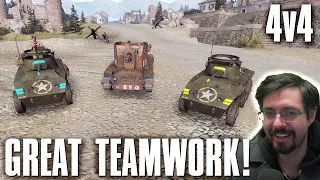 4v4 - GREAT TEAMWORK! - Company of Heroes 3