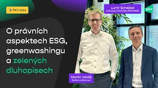 PKV talk #4: O právních aspektech ESG, greenwashingu a zelených dluhopisech