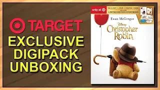 Christopher Robin Target Exclusive Blu-ray Digipack Unboxing