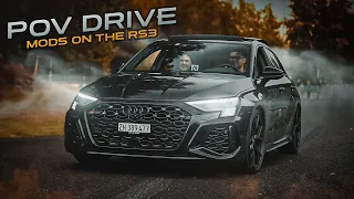 Mods On The RS3 8Y | POV Drive | Car Event (#springevent 2.0)