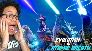 Reacting To UPDATED Godzilla Atomic Breath (1954-2021)