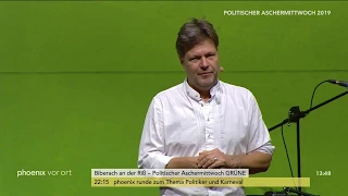 Politischer Aschermittwoch der Grünen: Rede von Robert Habeck am 06.03.19