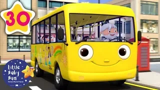 Wheels on the Bus V 11 | +30 Minutes of Nursery Rhymes | Moonbug TV | #vehiclessongs