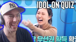 Mamamoo Reaction - Idol on Quiz