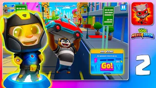 Talking Tom Hero Dash - Jet Black Tom - Daily Missions - Gameplay Walkthrough Part 2 (Android/iOS)