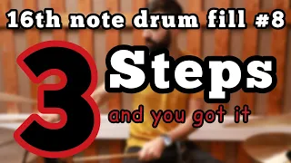 16th note drum fill #8 | Drum Lesson - Ariel Kasif