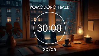 10-HOUR Pomodoro 30/5 📚 Deep Focus - Lofi Beats To Relaxing, Studying and Working 🎶Focus Station